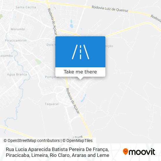 Rua Lucia Aparecida Batista Pereira De França map