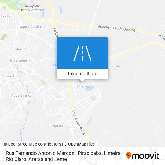 Rua Fernando Antonio Marconi map