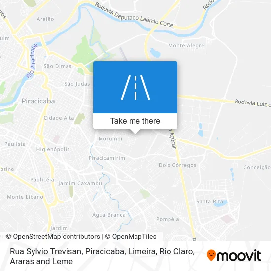 Rua Sylvio Trevisan map