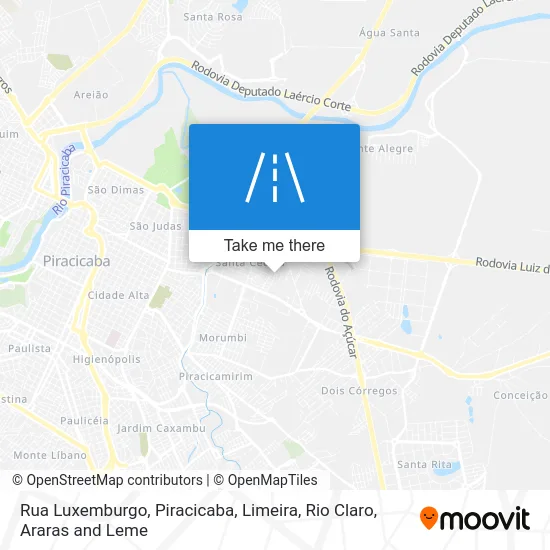 Rua Luxemburgo map