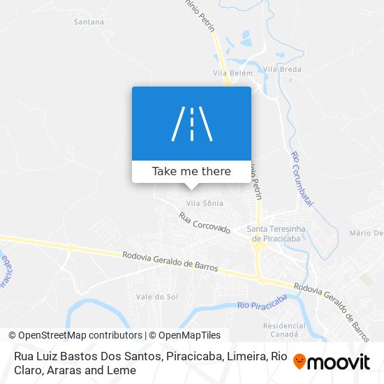 Rua Luiz Bastos Dos Santos map