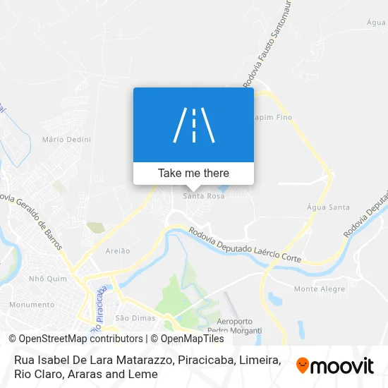 Rua Isabel De Lara Matarazzo map