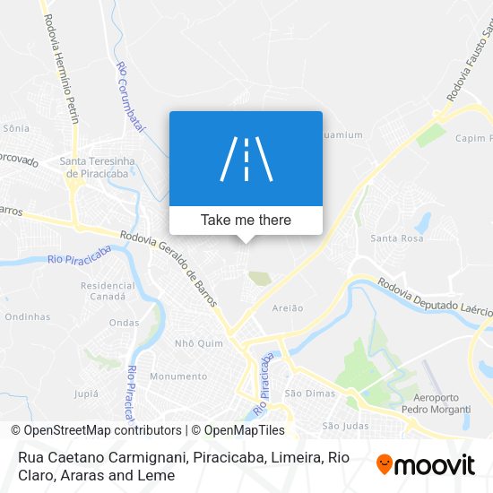 Rua Caetano Carmignani map