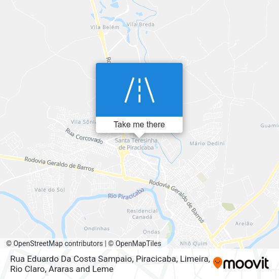 Rua Eduardo Da Costa Sampaio map