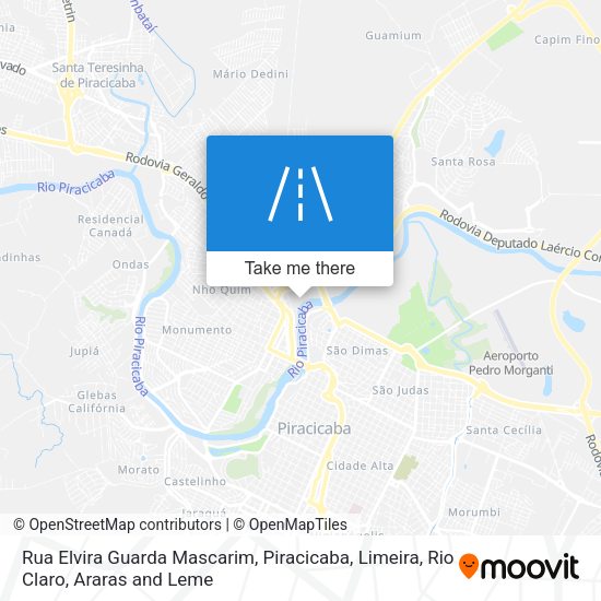Rua Elvira Guarda Mascarim map