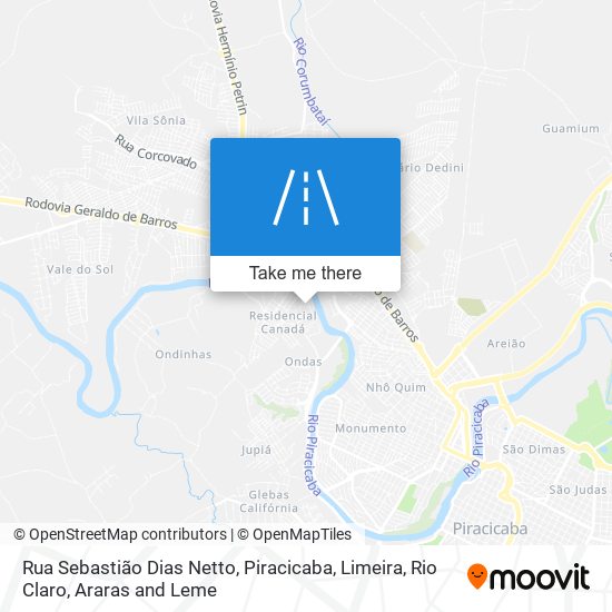 Rua Sebastião Dias Netto map