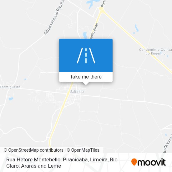 Rua Hetore Montebello map