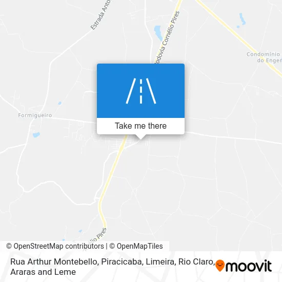 Rua Arthur Montebello map
