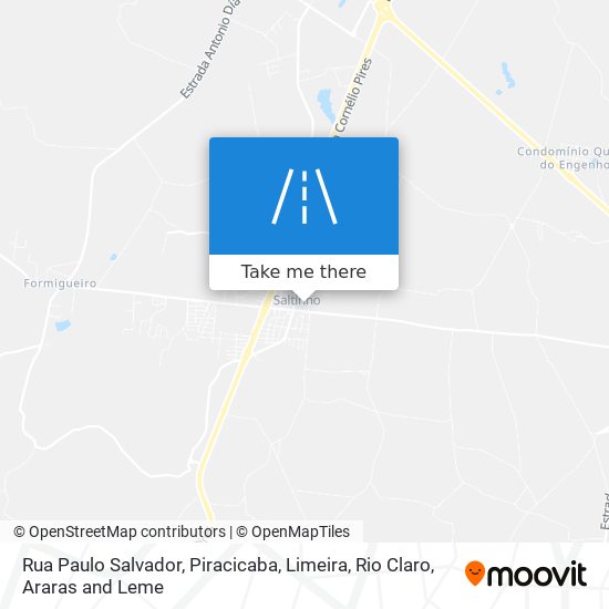 Rua Paulo Salvador map