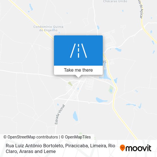 Rua Luiz Antônio Bortoleto map