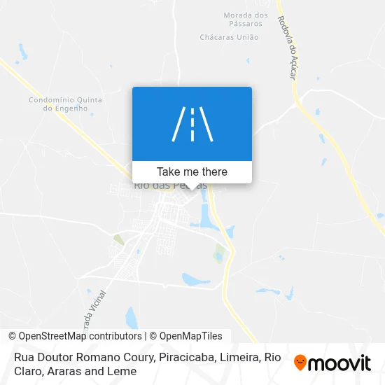 Rua Doutor Romano Coury map