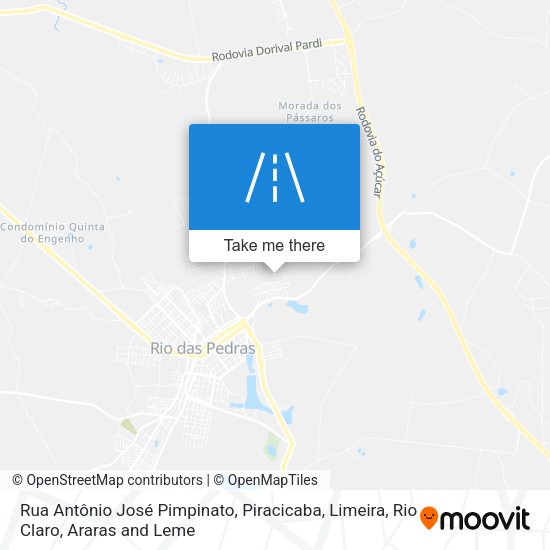Rua Antônio José Pimpinato map