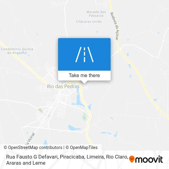 Rua Fausto G Defavari map