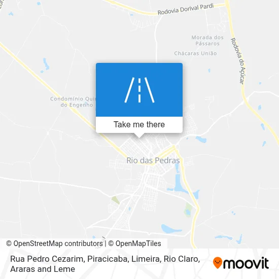 Rua Pedro Cezarim map
