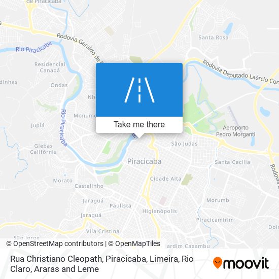 Rua Christiano Cleopath map