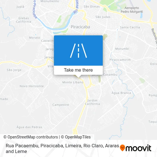 Rua Pacaembu map