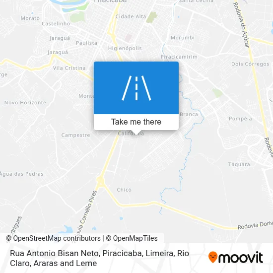 Rua Antonio Bisan Neto map