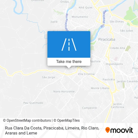 Rua Clara Da Costa map