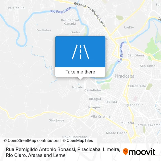 Rua Remigildo Antonio Bonassi map
