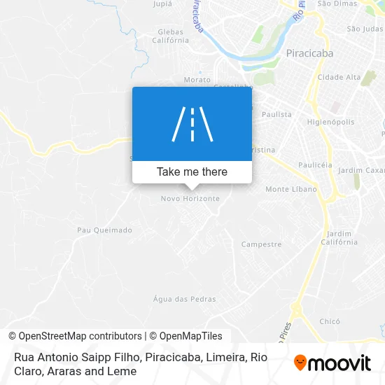 Rua Antonio Saipp Filho map