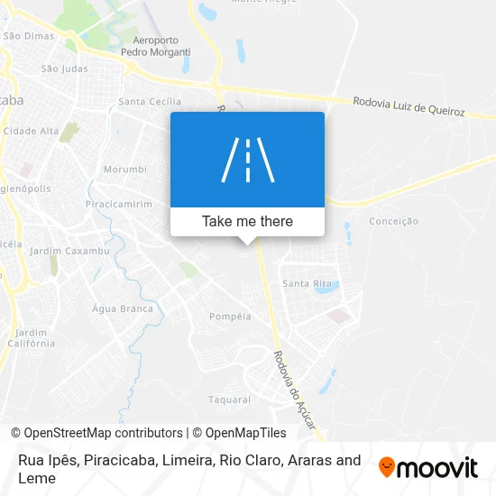 Rua Ipês map