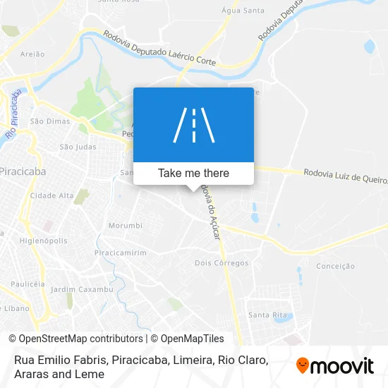 Rua Emilio Fabris map