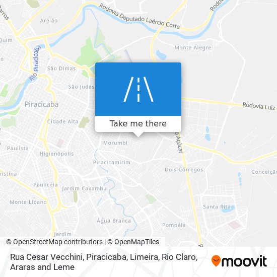 Rua Cesar Vecchini map