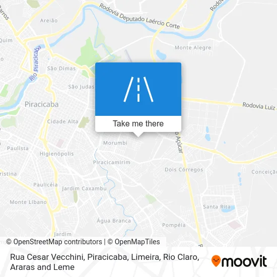 Rua Cesar Vecchini map