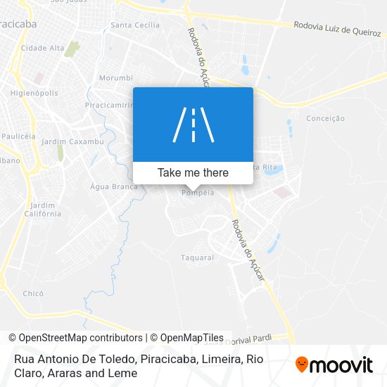 Rua Antonio De Toledo map