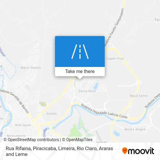 Rua Rifaina map