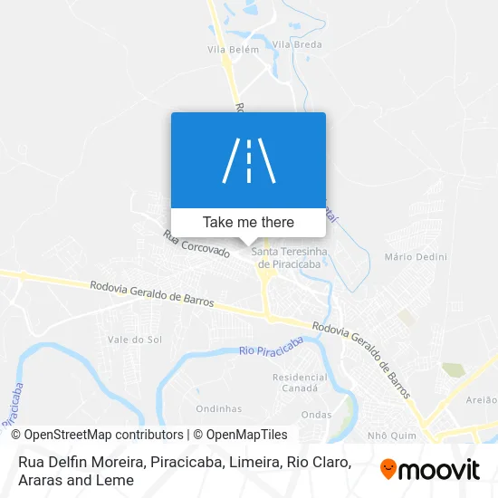 Rua Delfin Moreira map