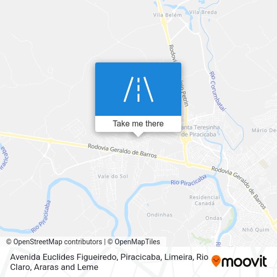 Avenida Euclides Figueiredo map