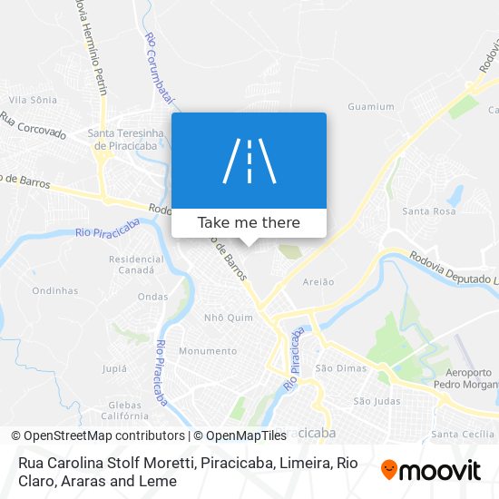 Rua Carolina Stolf Moretti map