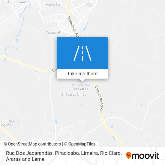 Rua Dos Jacarandás map