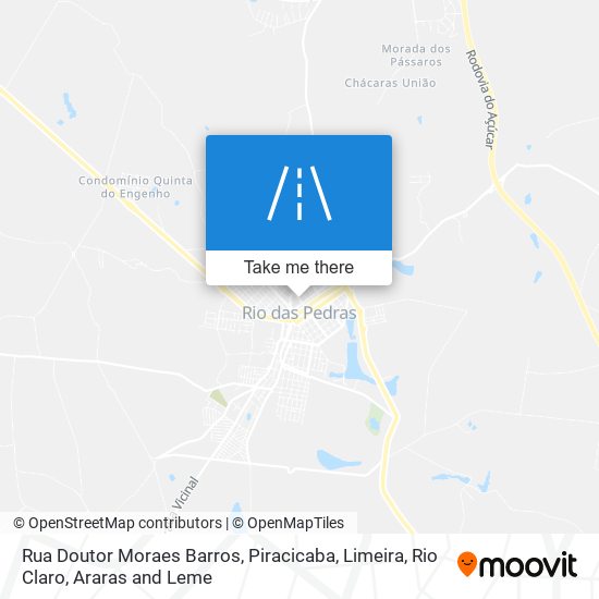 Rua Doutor Moraes Barros map