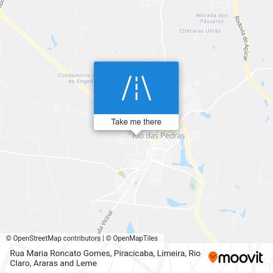 Rua Maria Roncato Gomes map
