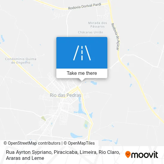 Rua Ayrton Sypriano map