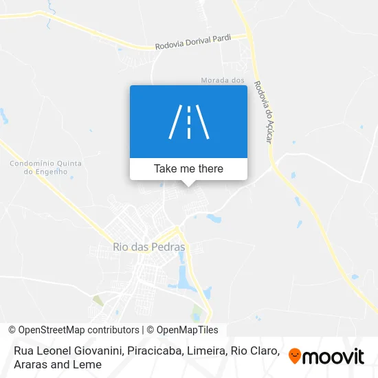 Rua Leonel Giovanini map