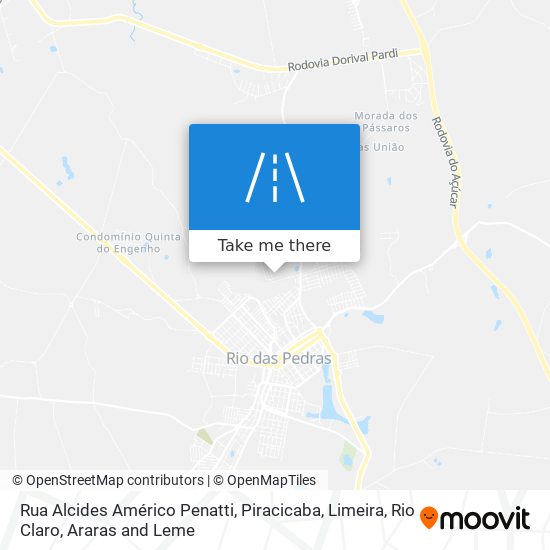 Rua Alcides Américo Penatti map