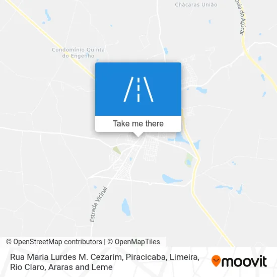 Rua Maria Lurdes M. Cezarim map