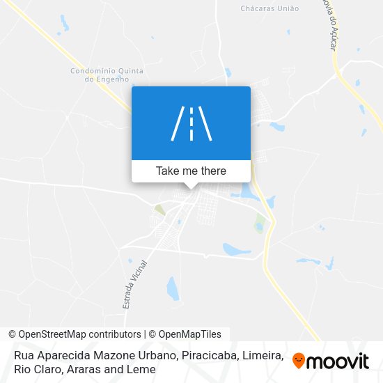 Rua Aparecida Mazone Urbano map