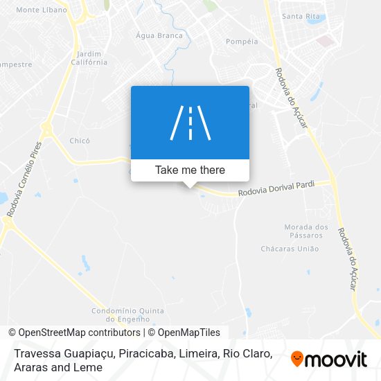 Travessa Guapiaçu map