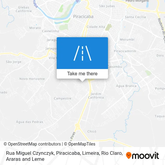 Rua Miguel Czynczyk map