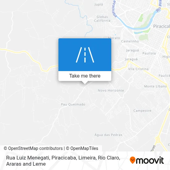 Rua Luiz Menegati map
