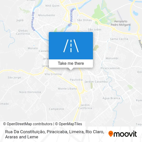 Rua Da Constituição map