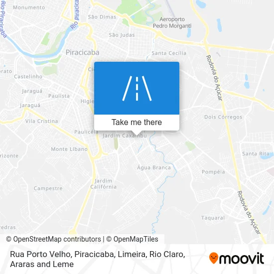 Rua Porto Velho map