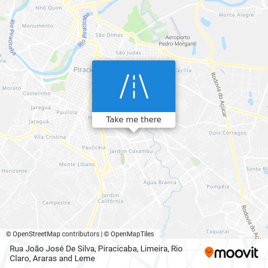 Rua João José De Silva map