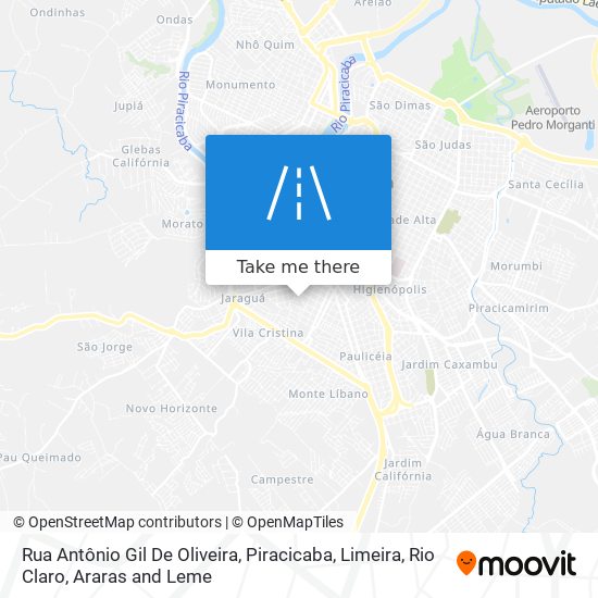 Rua Antônio Gil De Oliveira map