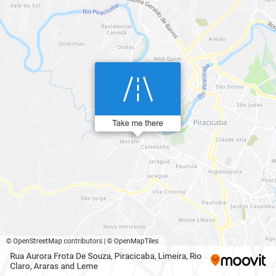 Rua Aurora Frota De Souza map