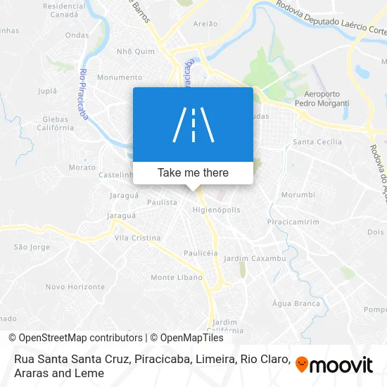 Rua Santa Santa Cruz map